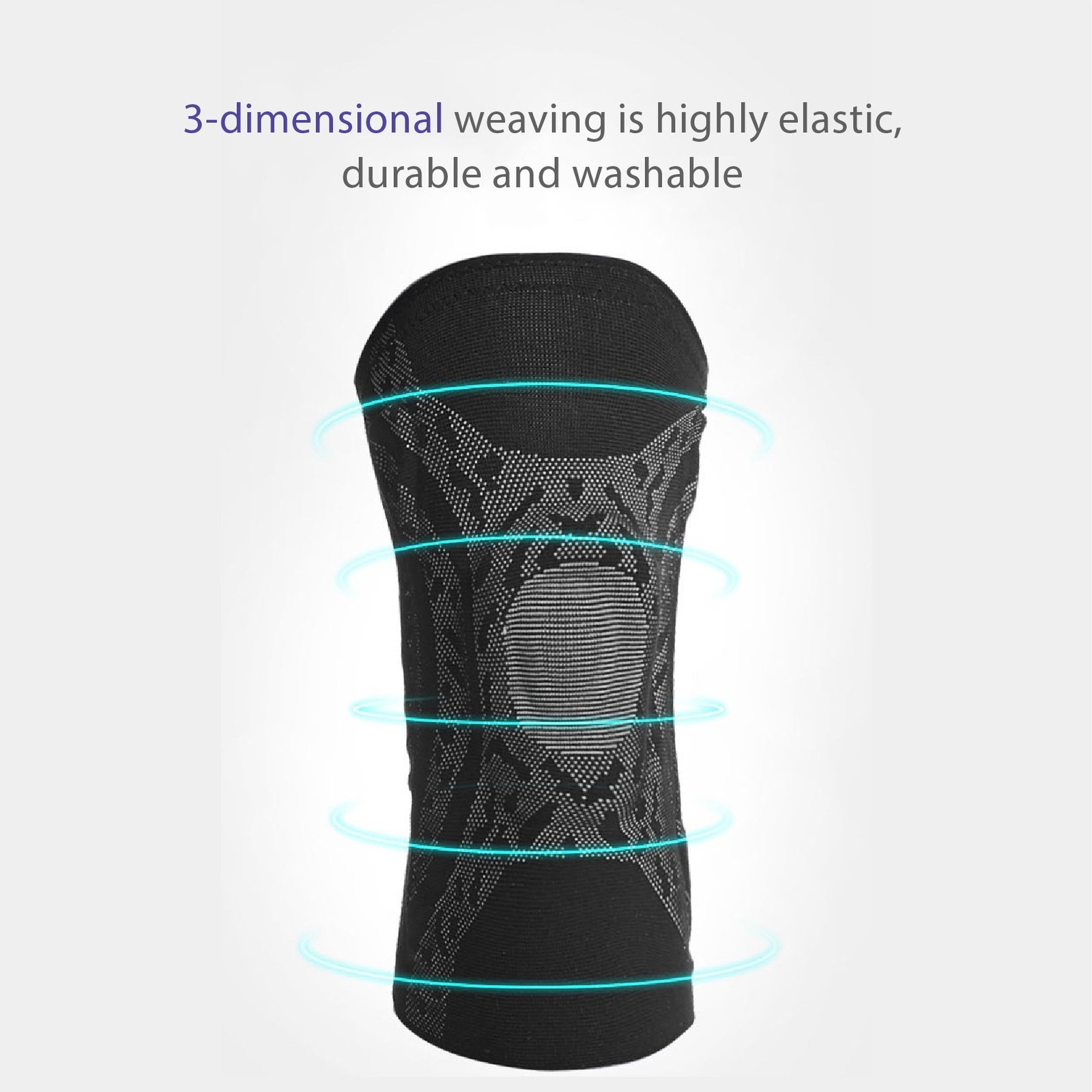 Genouillère de compression avec rembourrage en silicone – Image 6