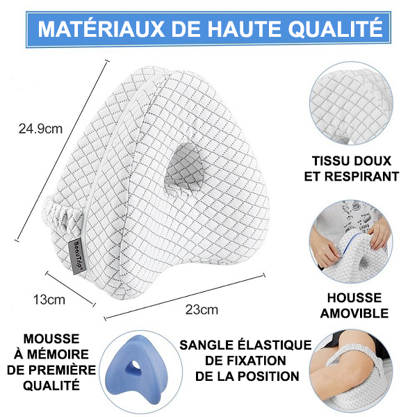 Oreiller Orthopédique pour Genou pour Dormeurs Latéraux – Image 3