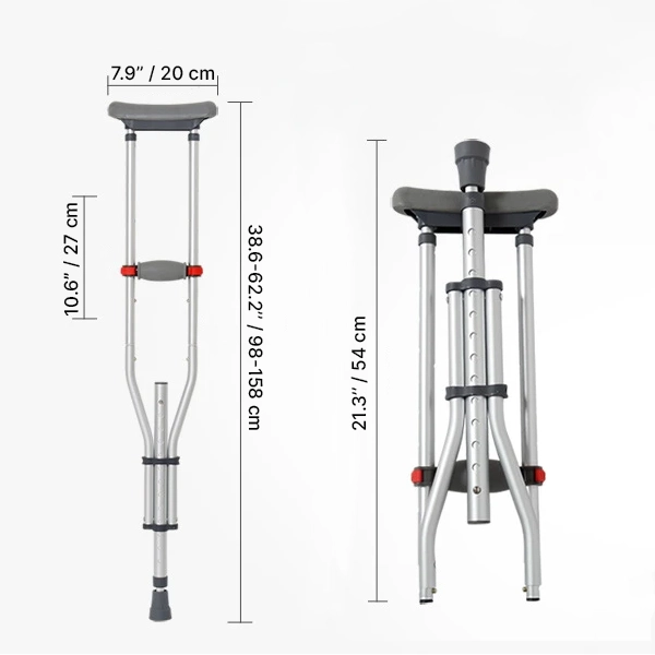 Béquille Axillaire Pliable Pour L’aisselle – Image 7