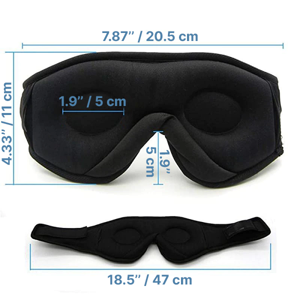 Masque de Sommeil 3D avec Musique Intégrée – Image 5