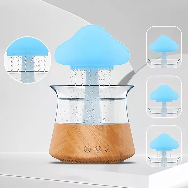 Humidificateur d’Air LED, Nuage de Pluie, Diffuseur d’Arômes – Image 4