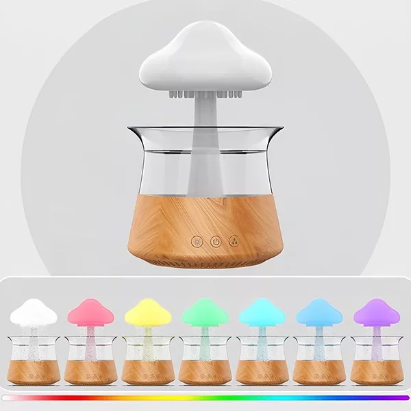 Humidificateur d’Air LED, Nuage de Pluie, Diffuseur d’Arômes – Image 5