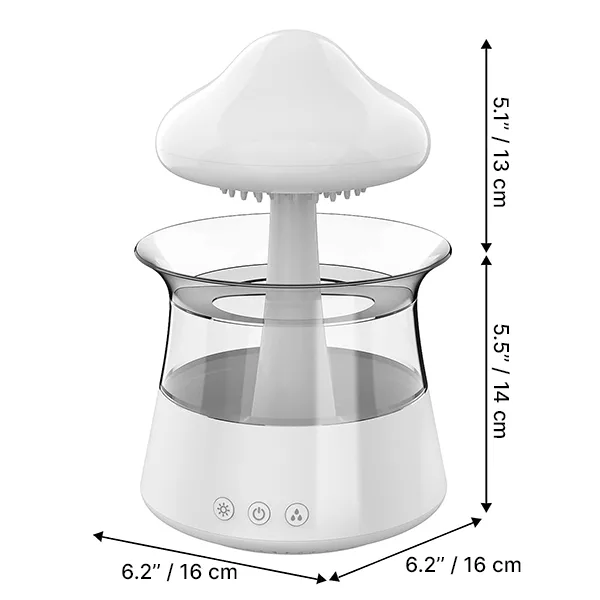 Humidificateur d’Air LED, Nuage de Pluie, Diffuseur d’Arômes – Image 6