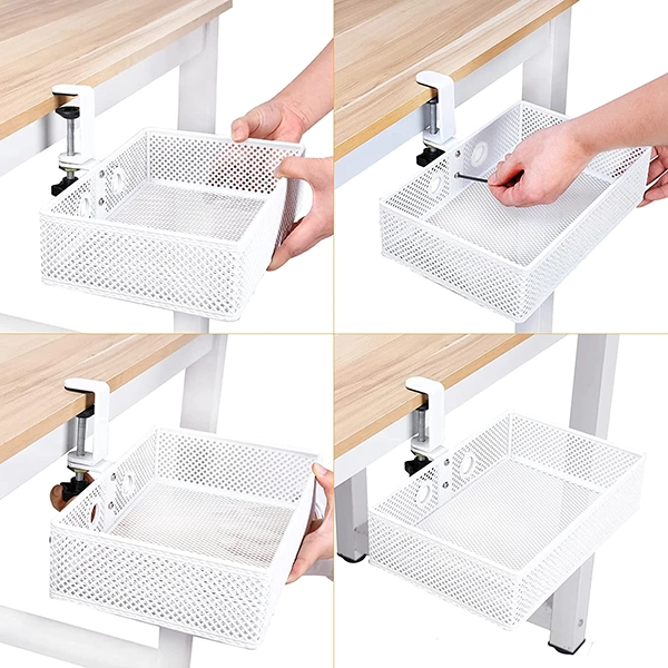 Tiroir de Rangement Rotatif sous le Bureau – Image 4