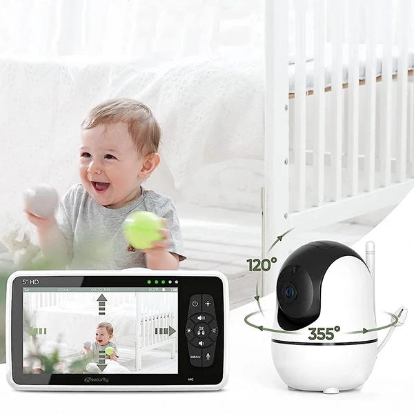 Moniteur Vidéo Pour Bébé Avec Caméra Et Son – Image 2